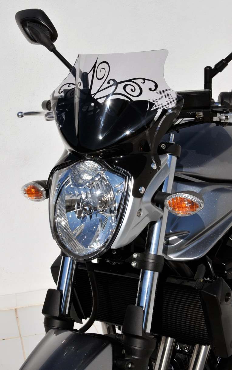 Ermax sport screen 22 cm ermax for GSF 650 BANDIT 2009/2015 (+ fitting kit s ) sky blue | 030400093
