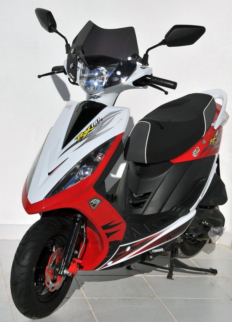 Ermax nose screen sport 33 cm ermax for SYM RX 110 2010/2011 clear | 038801008