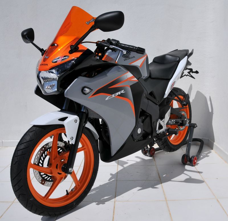 Ermax screen Aéromax (total height 38 cm ) ermax for CBR 125 R 2011-2018 clear | 070101122