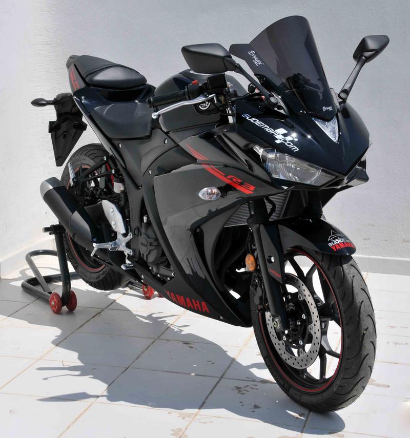 Ermax screen Aéromax ermax for YZF R3 2015-2018 clear | 070201127