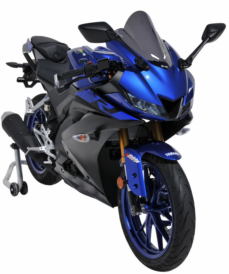 Ermax screen Aéromax ermax for YZF R 125 2019 light black | 0702Y88-03