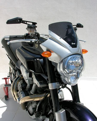 Ermax nose fairing mt 01 silver carbon look with light black screen | 190282080