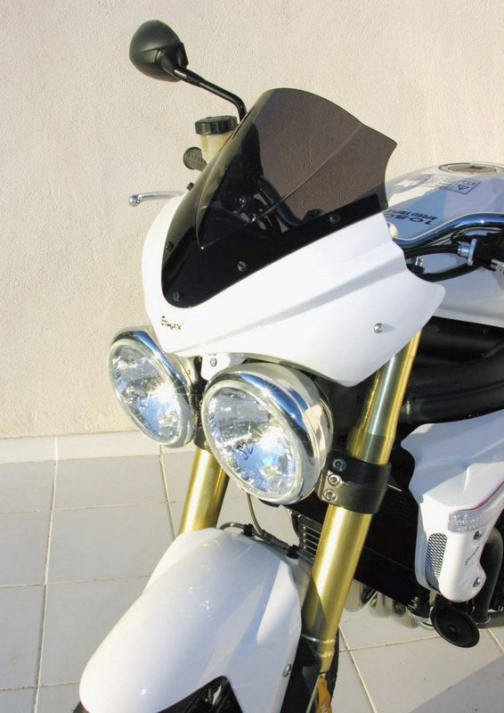 ERMAX Nose Fairing Speed Triple (With Light Black Screen 25 Cm ) Ermax For Speed Triple 1050 2005-2007 | 222180020