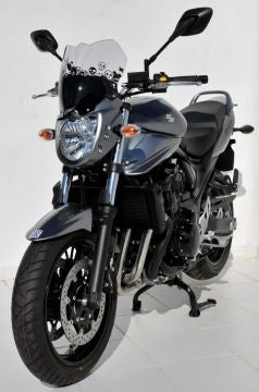 Ermax nose fairing ermax for GSF 650 BANDIT 09/2015 unpainted + screen light black | 230400093