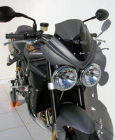 Ermax nose fairing (25cm + screen light black ) ermax for STREET TRIPLE R 2009-2011, unpainted 2009/2011 | 262100025