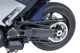 ERMAX Hugger Arriere (With Engine Cover Belt En Aluminum Anodized ) Ermax For Tmax Dx/Sx 2017-2019 | 7302T23-BL