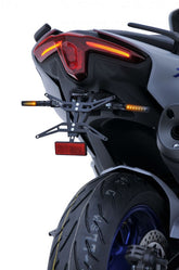 ERMAX Supmax Evo (License Plate Holder Black With Support Blinker ) For Tmax 560 | 7902EVY92