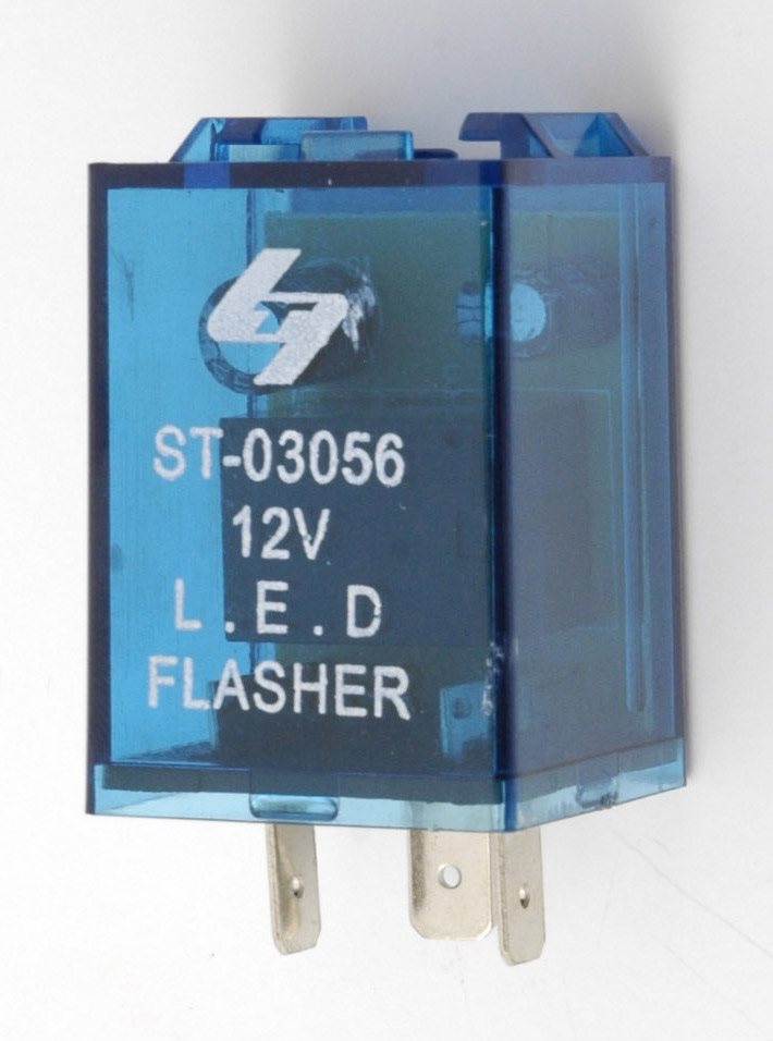 Ermax cent2 blue turn signal flasher relay for led/bulb indicators | 910504009
