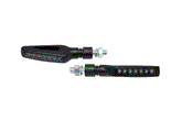 Ermax N°46 mini blinker bar black with led SEQUENTIELLE | 9105NO046