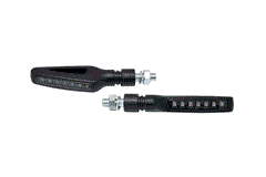 Ermax N°46 mini blinker bar black with led SEQUENTIELLE | 9105NO046