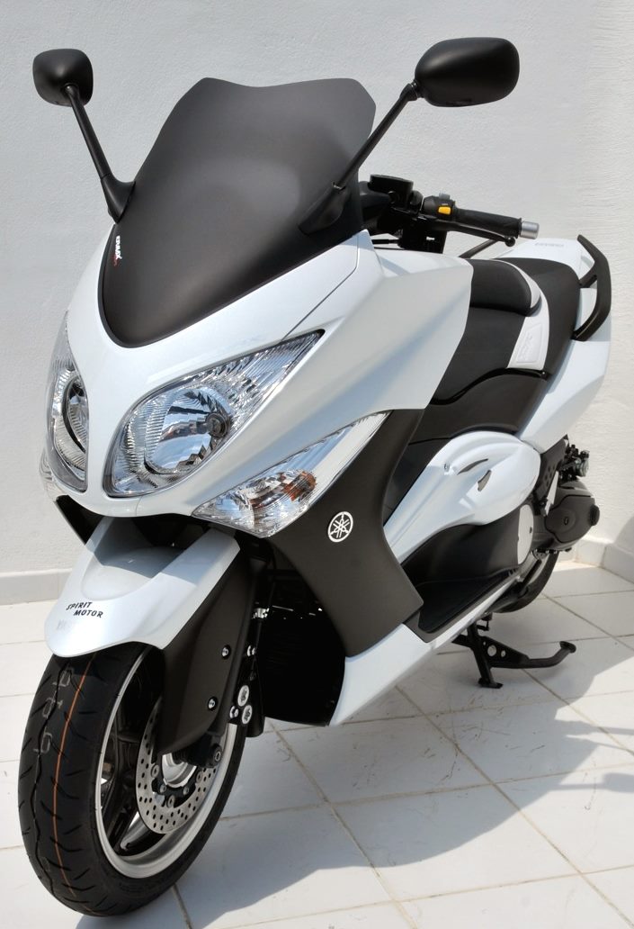 Ermax hypersport windshield (55cm - cutting en v ) ermax for T MAX 500 2008-2011 light black | HY0203V92