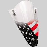 ERMAX Sérigraphie Black And Red Stars & Stripes For Screen And Windshield | SE05PBSTS