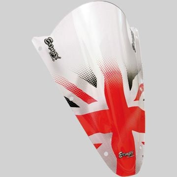 ERMAX Sérigraphie Union Jack For Screen And Windshield (Black And Red ) | SE05PBUNJ