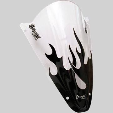 ERMAX Sérigraphie Black Flaming For Nose Screen | SE05SVFLA