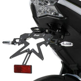 ERMAX Sup10 License Plate Holder En Aluminum Black Arm Ermax For Z650 2020 | SUP0318S77