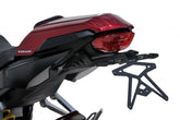 ERMAX Sup12 License Plate Holder Déporté Aluminium Black With Support Of Blinkers For Cb650 R 2019-2020 | SUP12T04