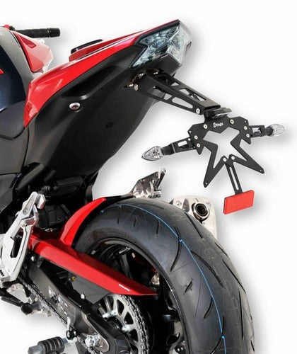 Ermax sup10 lisence plate holder aluminium black arm ermax for Z 800/Z 800 E 2013-2016 | SUP318084