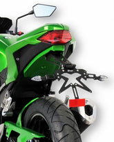 Ermax sup10 lisence plate holder aluminium black arm ermax for Z 300 2015-2017 | SUP318090