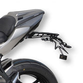 Ermax sup10 lisence plate holder aluminium black arm ermax for Z 650 2017 | SUP318095