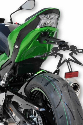 Ermax sup10 lisence plate holder aluminium black arm ermax for Z 900 2017 | SUP318096