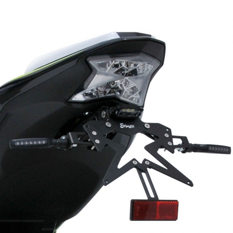 ERMAX Sup 10 Support De Plaque Aluminium Black Arm Ermax Z900 2020 | SUP318S77