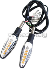 Pair Of Dynamic Led Indicators With Integrated Brake And Position Light