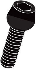 Screw Tcce M7X45 Ergal 7075-T6