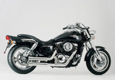 Double Groove Complete Exhaust System (2-2) Silver