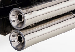Double Groove Slip on Exhaust (2-2) Silver