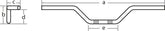 Fehling Handlebar, low and wide, black | 7070 LN 42