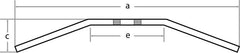 Fehling Drag-Bar, 820 mm width | 7092 L D 7