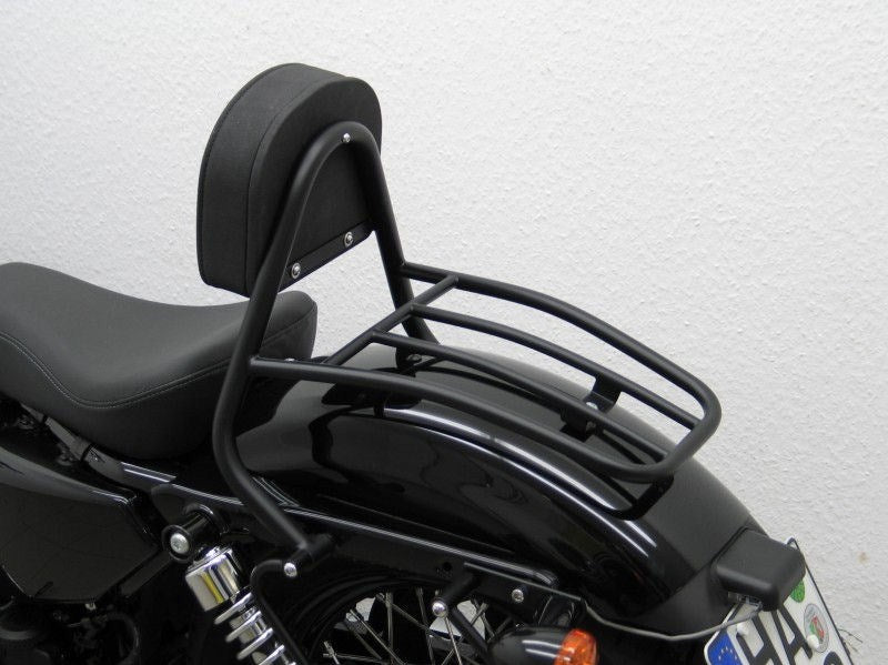 Fehling Driver Sissy Bar with pad and carrier, black | 7130 FRG