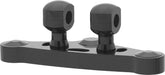 Aluminium riser for handlebars with 31,75 mm (1 1/4”) Ø, 50 mm high, black anodi