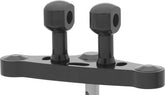 Aluminium riser for handlebars with 31,75 mm (1 1/4”) Ø, 75 mm high, black anodi