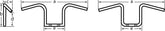 Fehling Z-Handlebar low, above round, black | 7801 L ZR 3