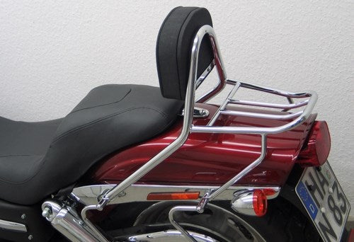 Fehling Codriver Sissy Bar with pad and carrier, black | 7891 BRG