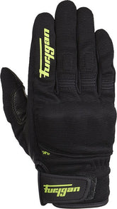Furygan JET D30 MEN SUMMER GLOVES, Black-Green fluo | 4485-1025