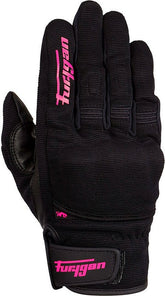 Furygan JET LADY D3O LADY SUMMER GLOVES, Black-Pink | 4486-150