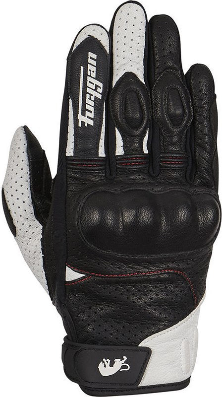 Furygan TD21 VENTED MEN SUMMER GLOVES, Black-White-Red | 4489-169