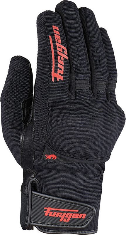 Furygan JET ALL SEASON D30 MEN ALL SEASONS GLOVES with insert, Black-Red | 4531-108