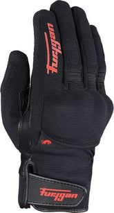 Furygan JET ALL SEASON D30 MEN ALL SEASONS GLOVES with insert, Black-Red | 4531-108