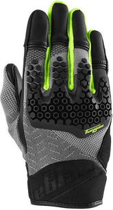 FURYGAN JACK GLOVES BLACK-GREY-YELLOW | 4612-1274
