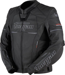 Furygan NITROS MEN LEATHER JACKET, Black-White | 6021-143