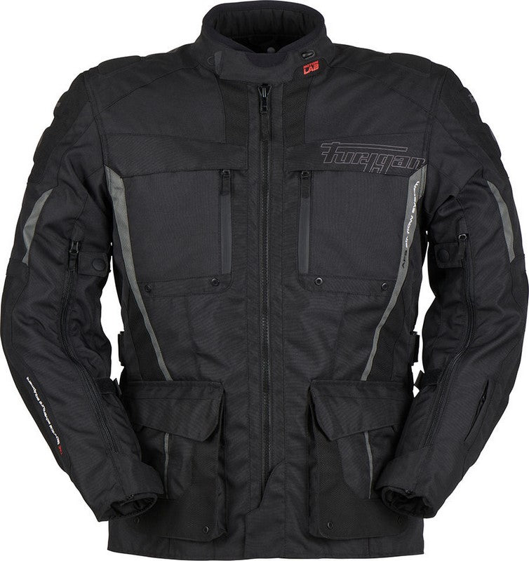 FURYGAN BREVENT 3W1 3/4 TEXTILE JACKETS BLACK-GREY | 6456-127