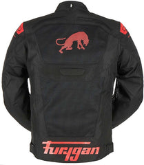 FURYGAN ATOM VENTED EVO TEXTILE JACKETS BLACK-RED | 6460-108