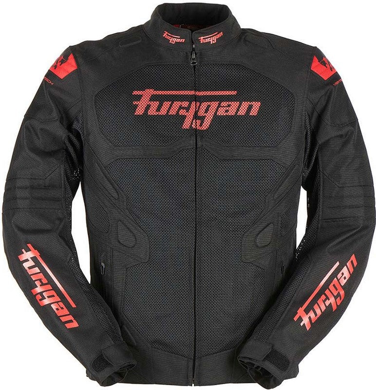 FURYGAN ATOM VENTED EVO TEXTILE JACKETS BLACK-RED | 6460-108