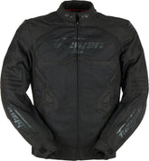 FURYGAN ATOM VENTED EVO TEXTILE JACKETS BLACK-BLACK | 6460-117