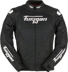 FURYGAN ATOM VENTED EVO TEXTILE JACKETS BLACK-WHITE | 6460-143