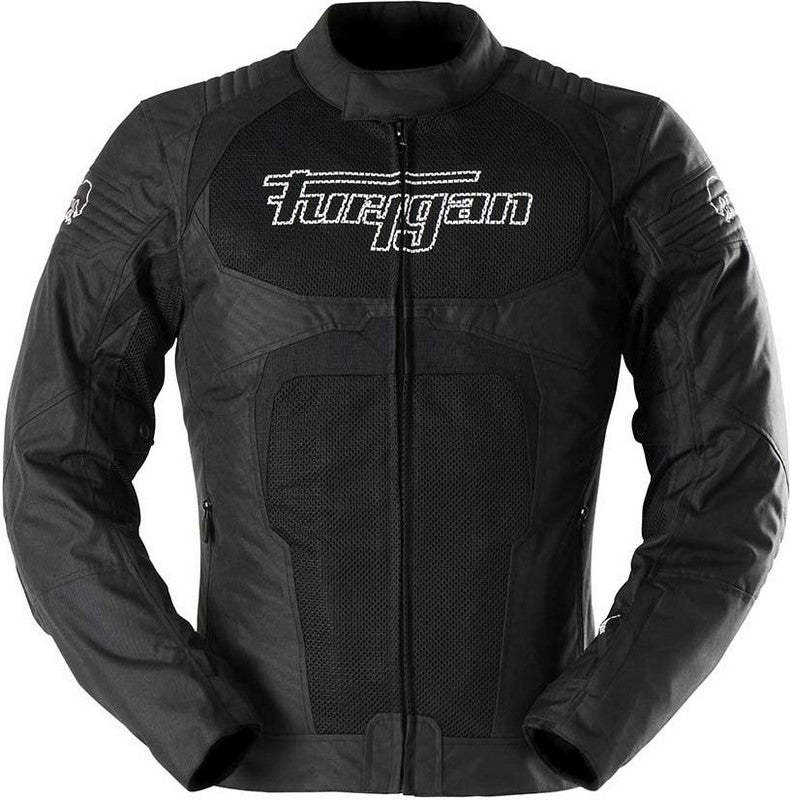 FURYGAN WB08 VENTED PLUS TEXTILE JACKETS BLACK-WHITE | 6482-143