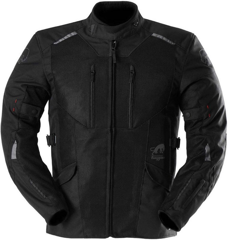 FURYGAN BROOKS VENTED PLUS 3/4 TEXTILE JACKETS BLACK | 6490-1